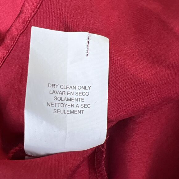 Babe Women’s Shirt Red Size Large Off Shoulder Ruffle Romper Play Suite Dust - Picture 9 of 13